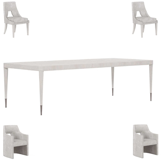 ART Furniture - Mezzanine 5 Piece Rectangular Dining Table Set in Dove Gray - 325220-2249-5SET - GreatFurnitureDeal
