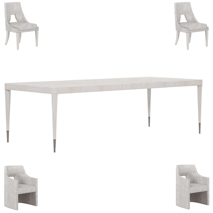 ART Furniture - Mezzanine 5 Piece Rectangular Dining Table Set in Dove Gray - 325220-2249-5SET - GreatFurnitureDeal