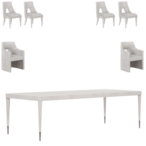 ART Furniture - Mezzanine 7 Piece Rectangular Dining Table Set in Dove Gray - 325220-2249-7SET - GreatFurnitureDeal