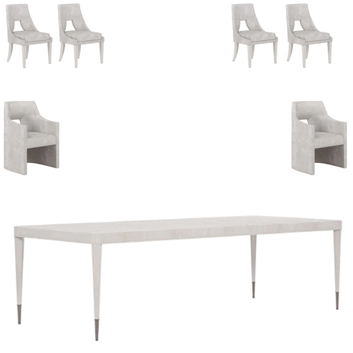 ART Furniture - Mezzanine 7 Piece Rectangular Dining Table Set in Dove Gray - 325220-2249-7SET - GreatFurnitureDeal