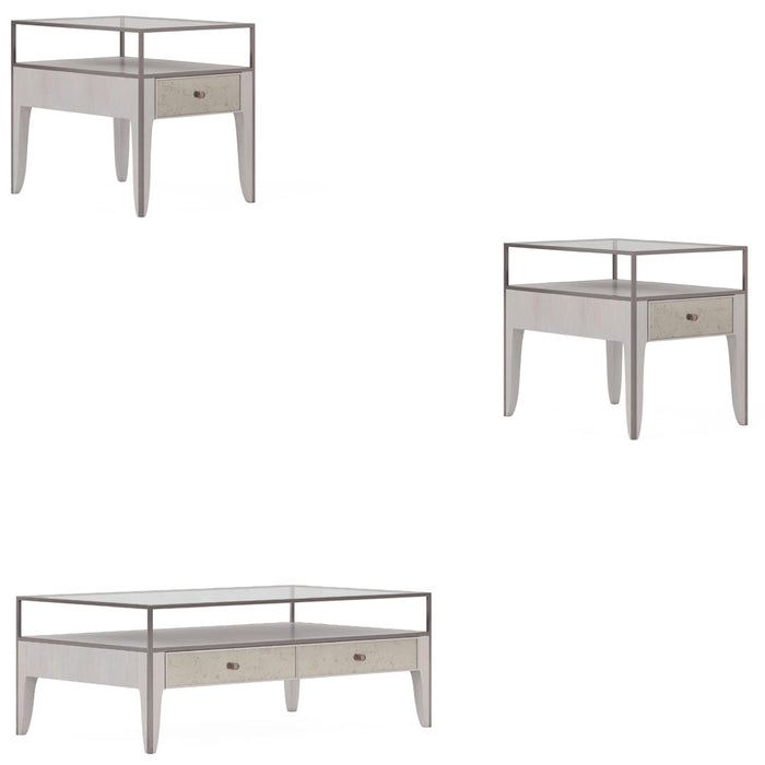 ART Furniture - Mezzanine 3 Piece Occasional Table Set in Dove Gray - 325320-324-2249 - GreatFurnitureDeal