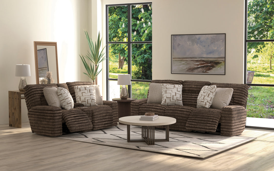 Catnapper - Lynx Power Reclining Sofa w/Zero Gravity in Mocha - 63251-MOCHA - GreatFurnitureDeal