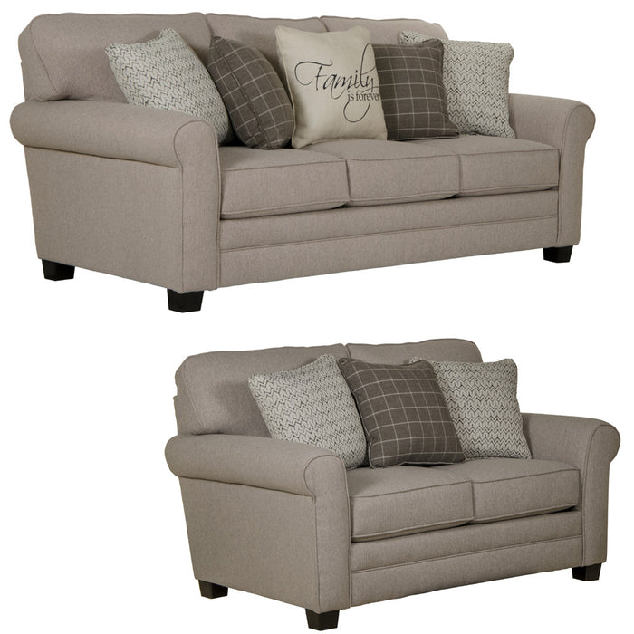 Jackson Furniture - Lewiston 2 Piece Sofa Set in Cement - 3279-03-02-CEMENT - GreatFurnitureDeal