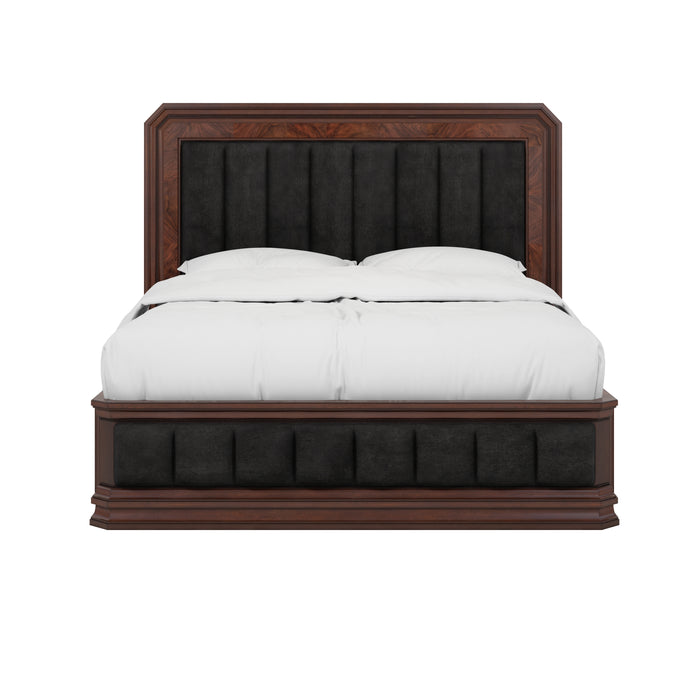 ART Furniture - Revival California Upholstered Bed in Napa Mahogany - 328127-1730 - GreatFurnitureDeal