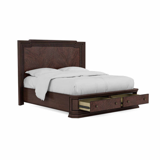 ART Furniture - Revival King Panel Storage Bed in Napa Mahogany - 328136-1730 - GreatFurnitureDeal