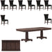 ART Furniture - Revival 10 Piece Dual Pedestal Dining Table Set in Napa Mahogany - 328221-1730-10SET - GreatFurnitureDeal