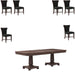 ART Furniture - Revival 7 Piece Dual Pedestal Dining Table Set in Napa Mahogany - 328221-1730-7SET - GreatFurnitureDeal