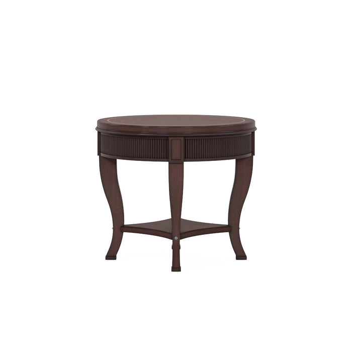 ART Furniture - Revival Round End Table in Napa Mahogany - 328303-1730 - GreatFurnitureDeal