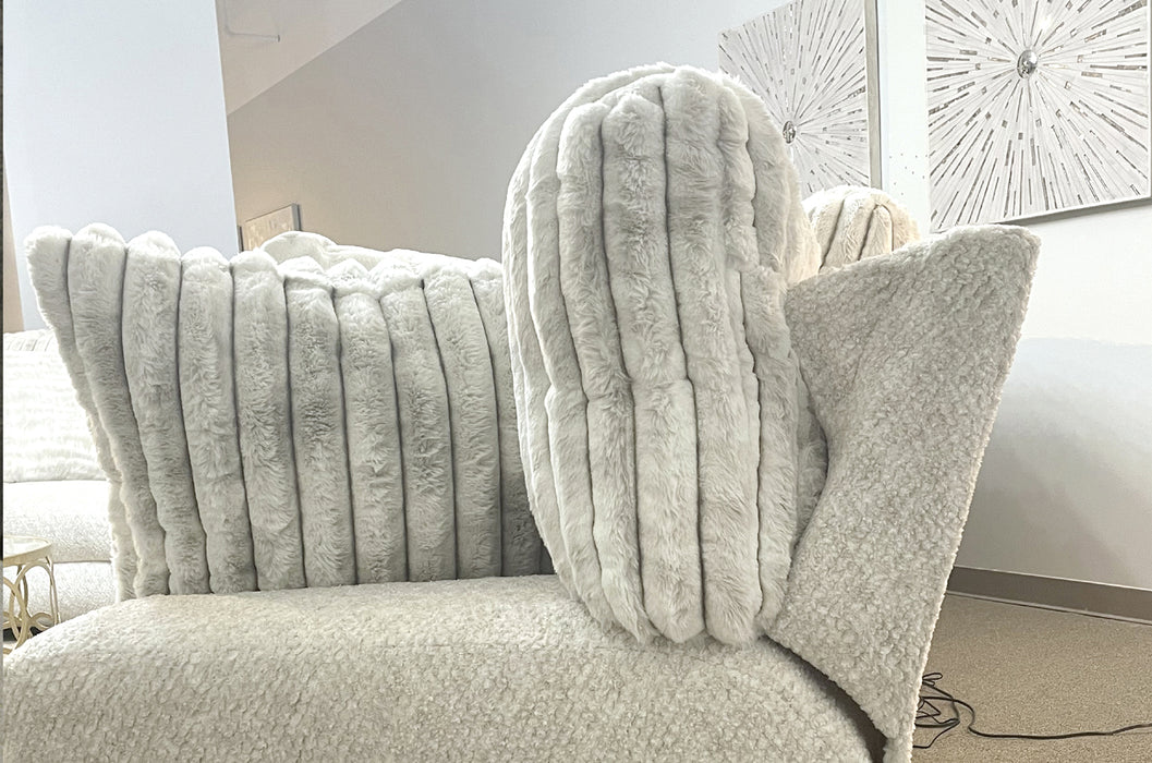 Catnapper - Carmen Oversized Power Headrest Reclining Sofa with 3 recliners in Porcelain - 63286-63285-63287 - GreatFurnitureDeal