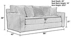 Jackson Furniture - Midwood 4 Piece Living Room Set in Smoke - 3291-03-02-01-12-SMOKE-MTO - GreatFurnitureDeal