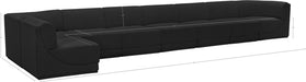 Meridian Furniture - Ollie 218" Boucle Fabric Upholstered 8 Piece Modular Sectional - 118Black-Sec8C - GreatFurnitureDeal