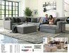 Jackson Furniture - Carlsbad 3 Piece Sectional in Charcoal - 3301-62-72-59-CHARCOAL - GreatFurnitureDeal