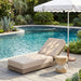 Meridian Furniture - Solace Beige Olefin Performance Fabric Outdoor Patio Lounge Chair - 33028Beige - GreatFurnitureDeal