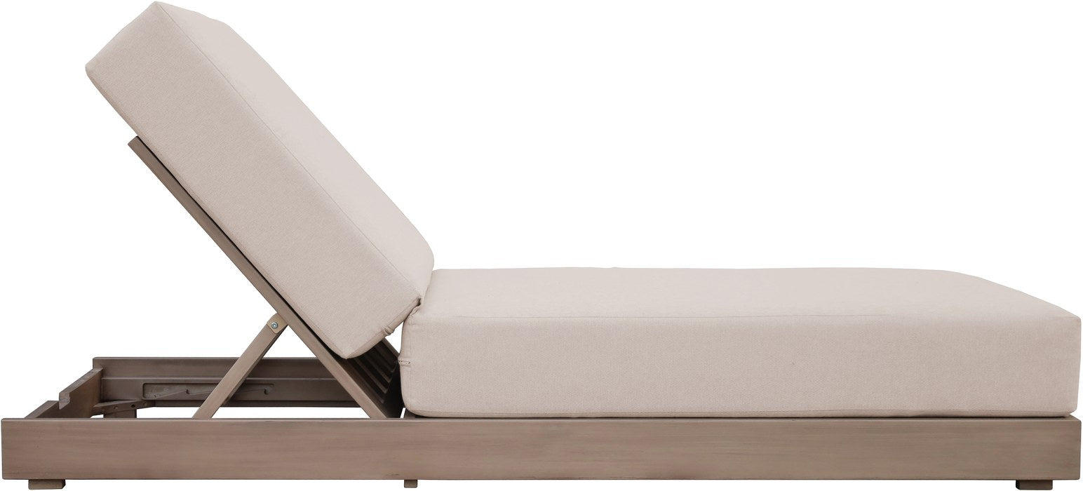 Meridian Furniture - Solace Beige Olefin Performance Fabric Outdoor Patio Lounge Chair - 33028Beige - GreatFurnitureDeal