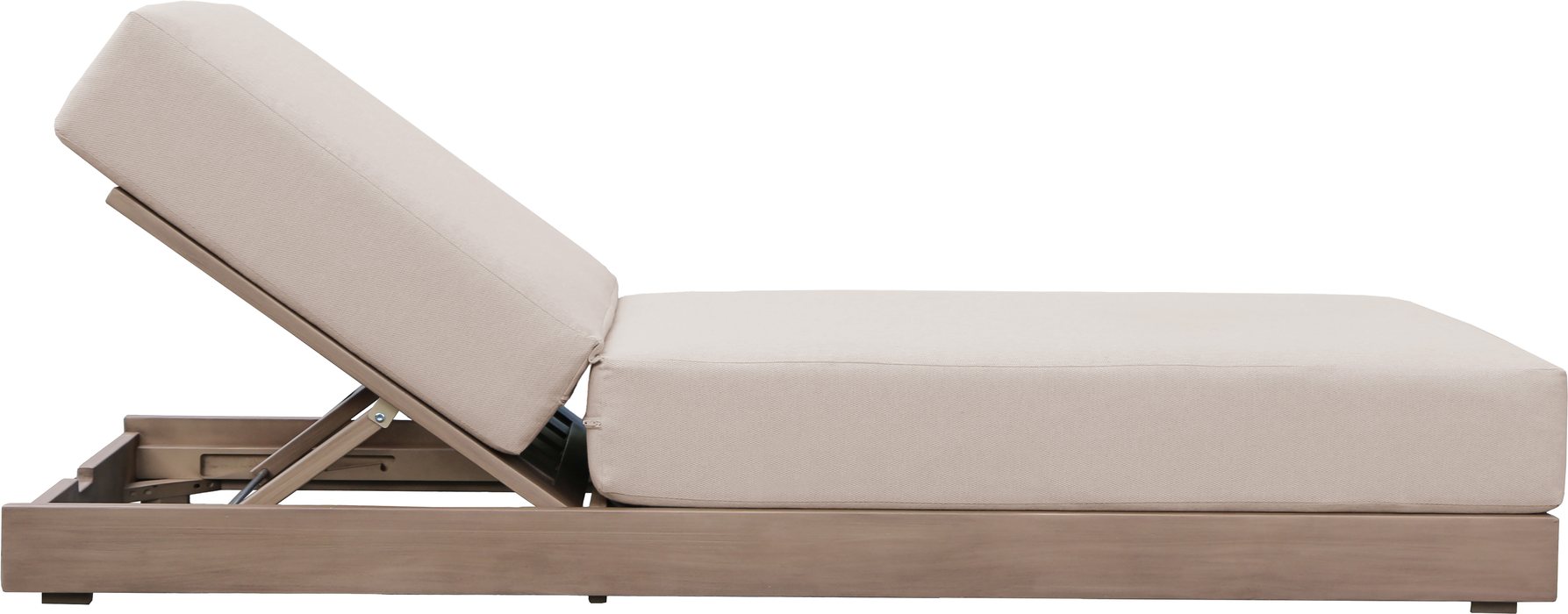 Meridian Furniture - Solace Beige Olefin Performance Fabric Outdoor Patio Lounge Chair - 33028Beige - GreatFurnitureDeal