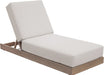 Meridian Furniture - Solace Cream Olefin Performance Fabric Outdoor Patio Lounge Chair - 33028Cream - GreatFurnitureDeal
