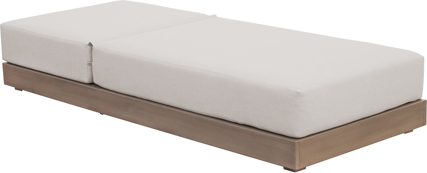 Meridian Furniture - Solace Cream Olefin Performance Fabric Outdoor Patio Lounge Chair - 33028Cream - GreatFurnitureDeal
