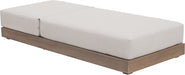 Meridian Furniture - Solace Cream Olefin Performance Fabric Outdoor Patio Lounge Chair - 33028Cream - GreatFurnitureDeal