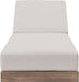 Meridian Furniture - Solace Cream Olefin Performance Fabric Outdoor Patio Lounge Chair - 33028Cream - GreatFurnitureDeal