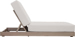 Meridian Furniture - Solace Cream Olefin Performance Fabric Outdoor Patio Lounge Chair - 33028Cream - GreatFurnitureDeal