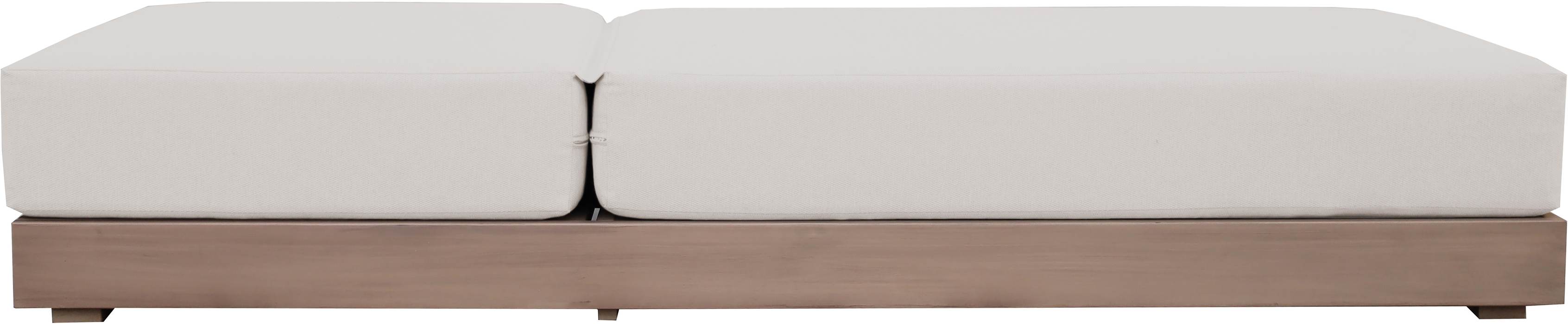 Meridian Furniture - Solace Cream Olefin Performance Fabric Outdoor Patio Lounge Chair - 33028Cream - GreatFurnitureDeal