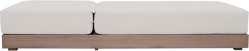 Meridian Furniture - Solace Cream Olefin Performance Fabric Outdoor Patio Lounge Chair - 33028Cream - GreatFurnitureDeal