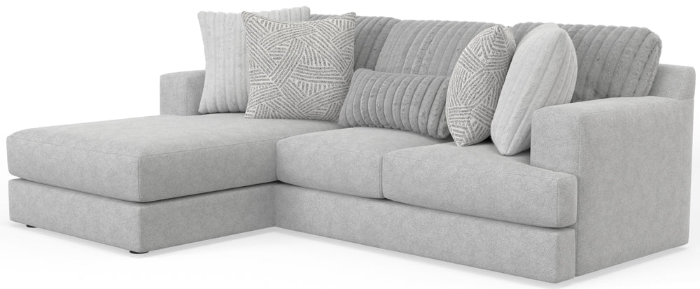 Jackson Furniture - Logan 2 Piece Sectional Sofa in Oyster - 3303-75-72-OYSTER - GreatFurnitureDeal