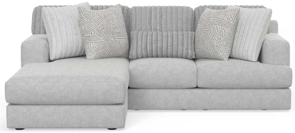 Jackson Furniture - Logan 2 Piece Sectional Sofa in Oyster - 3303-75-72-OYSTER - GreatFurnitureDeal