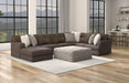 Jackson Furniture - Logan 5 Piece Modular Sectional Sofa in Chocolate - 3303-75-30-59-72-28-CHOCOLATE - GreatFurnitureDeal