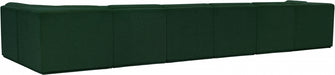 Meridian Furniture - Ollie 188" Boucle Fabric Upholstered 7 Piece Modular Sectional - 118Green-Sec7B - GreatFurnitureDeal