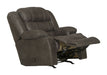Catnapper - Beckley Rocker Recliner w/Dual Cupholders in Steel - 3316-2-STEEL - GreatFurnitureDeal