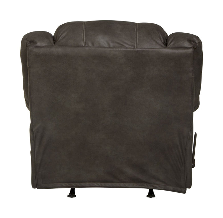 Catnapper - Beckley Rocker Recliner w/Dual Cupholders in Steel - 3316-2-STEEL - GreatFurnitureDeal