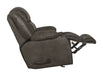 Catnapper - Beckley Rocker Recliner w/Dual Cupholders in Steel - 3316-2-STEEL - GreatFurnitureDeal