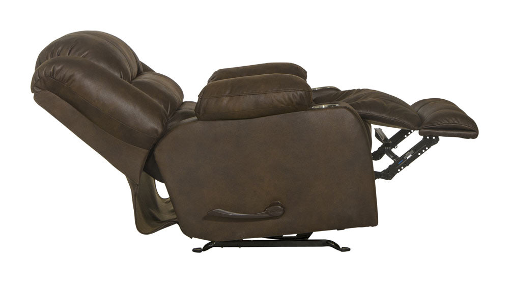Catnapper - Beckley Rocker Recliner w/Dual Cupholders in Walnut - 3316-2-WALNUT - GreatFurnitureDeal