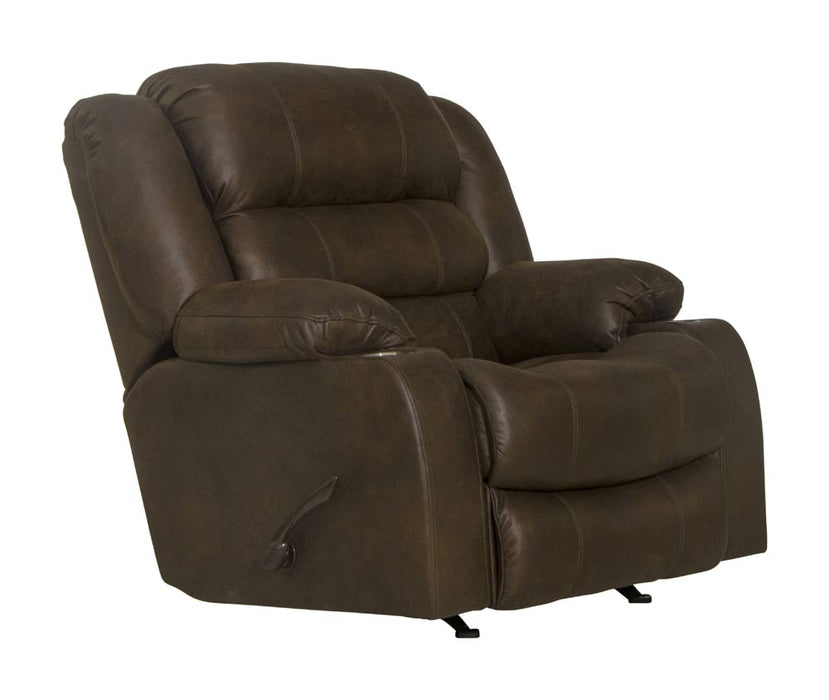 Catnapper - Beckley Rocker Recliner w/Dual Cupholders in Walnut - 3316-2-WALNUT - GreatFurnitureDeal