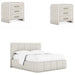 ART Furniture - Ashlar 3 Piece Queen Upholstered Panel Bedroom Set in Bisque, Ecru - 333125-2250-3SET - GreatFurnitureDeal