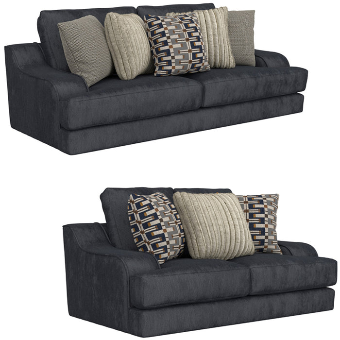 Jackson Furniture - Olympus 2 Piece Living Room Set in Sapphire - 215703-02-SAPPHIRE - GreatFurnitureDeal