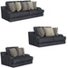 Jackson Furniture - Olympus 3 Piece Living Room Set in Sapphire - 215703-02-01-SAPPHIRE - GreatFurnitureDeal