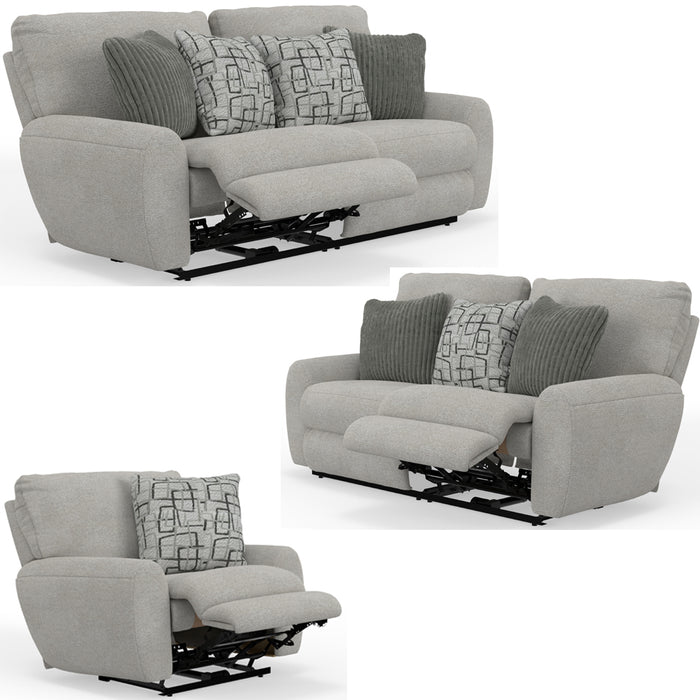 Catnapper - Maxwell 3 Piece Power Reclining Living Room Set in Cream - 62211-12-10-CREAM - GreatFurnitureDeal