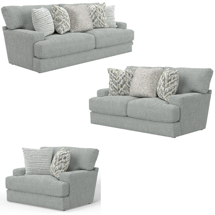 Jackson Furniture - Brett 3 Piece Living Room Set in Lotus - 226503-02-01-LOTUS - GreatFurnitureDeal