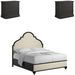 ART Furniture - Atrium 3 Piece Queen Upholstered Bedroom Set in Rubbed Black - 334125-2659-3SET - GreatFurnitureDeal