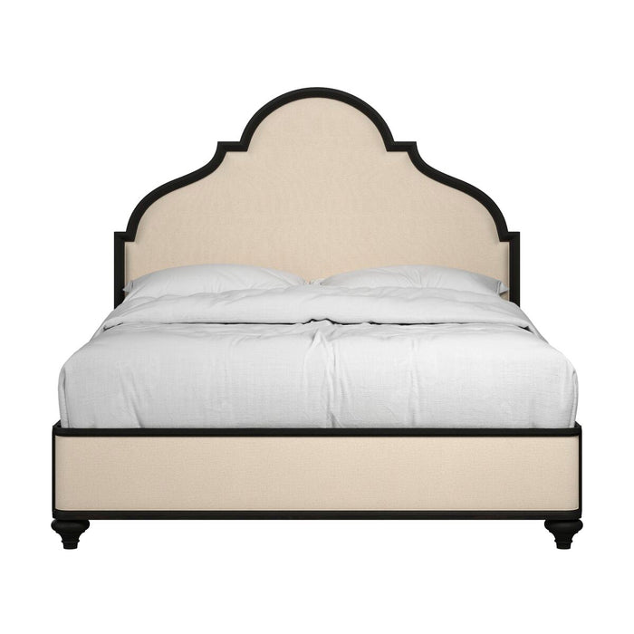 ART Furniture - Atrium 5 Piece King Upholstered Bedroom Set in Rubbed Black - 334126-2659-5SET - GreatFurnitureDeal