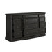 ART Furniture - Atrium 5 Piece King Panel Bedroom Set in Rubbed Black - 334136-2659-5SET - GreatFurnitureDeal