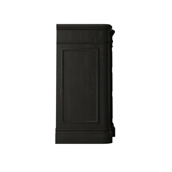 ART Furniture - Atrium 12 Drawer Dresser with Landscape Mirror in Rubbed Black - 334131-334120-2659 - GreatFurnitureDeal