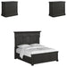 ART Furniture - Atrium 3 Piece King Panel Bedroom Set in Rubbed Black - 334136-2659-3SET - GreatFurnitureDeal