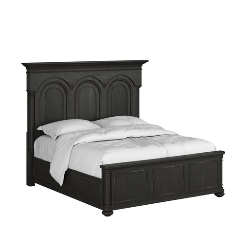 ART Furniture - Atrium 3 Piece King Panel Bedroom Set in Rubbed Black - 334136-2659-3SET - GreatFurnitureDeal