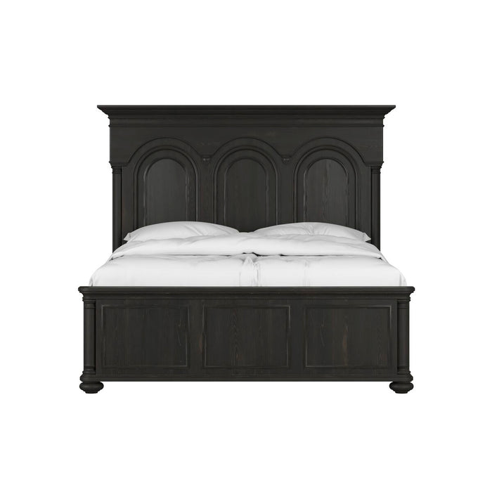 ART Furniture - Atrium 3 Piece King Panel Bedroom Set in Rubbed Black - 334136-2659-3SET - GreatFurnitureDeal