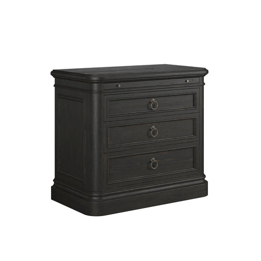 ART Furniture - Atrium 3 Drawer Nightstand in Rubbed Black - 334141-2659 - GreatFurnitureDeal