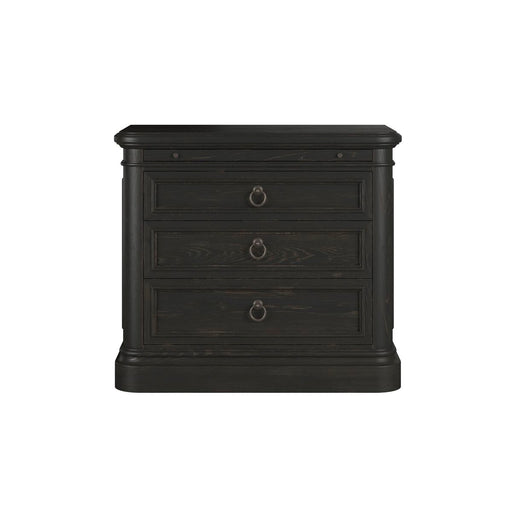 ART Furniture - Atrium 3 Drawer Nightstand in Rubbed Black - 334141-2659 - GreatFurnitureDeal