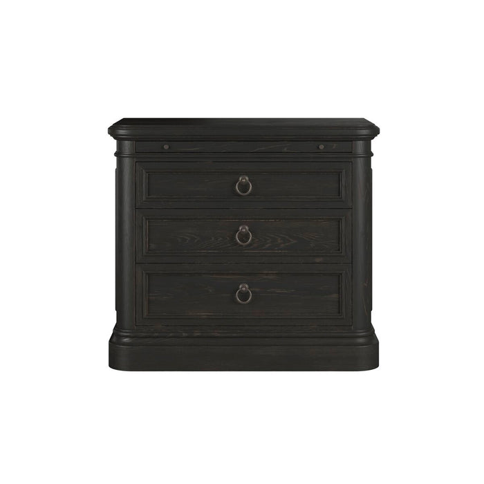 ART Furniture - Atrium 3 Drawer Nightstand in Rubbed Black - 334141-2659 - GreatFurnitureDeal